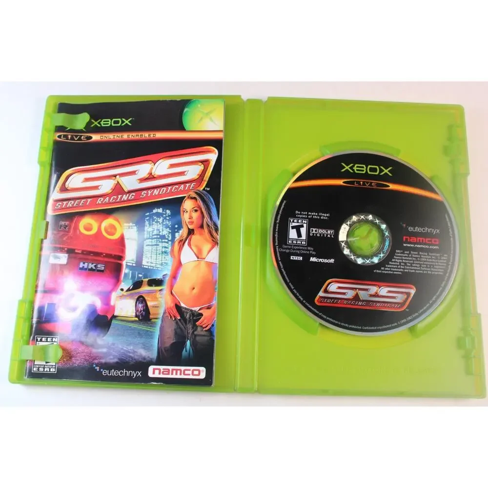SRS: Street Racing Syndicate (Original Xbox) Authentic, Complete, Tested/Works